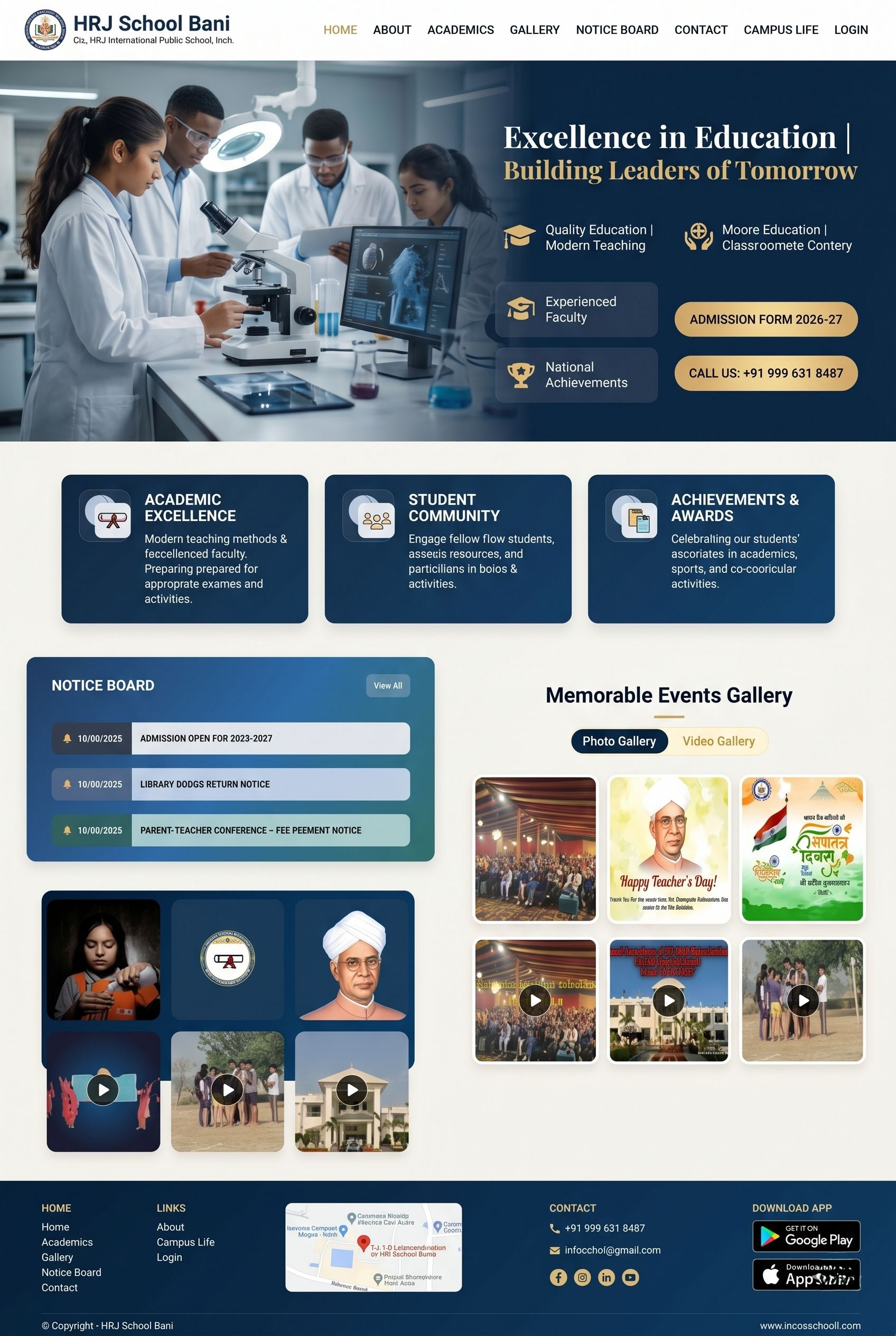 Free School Profile Listing