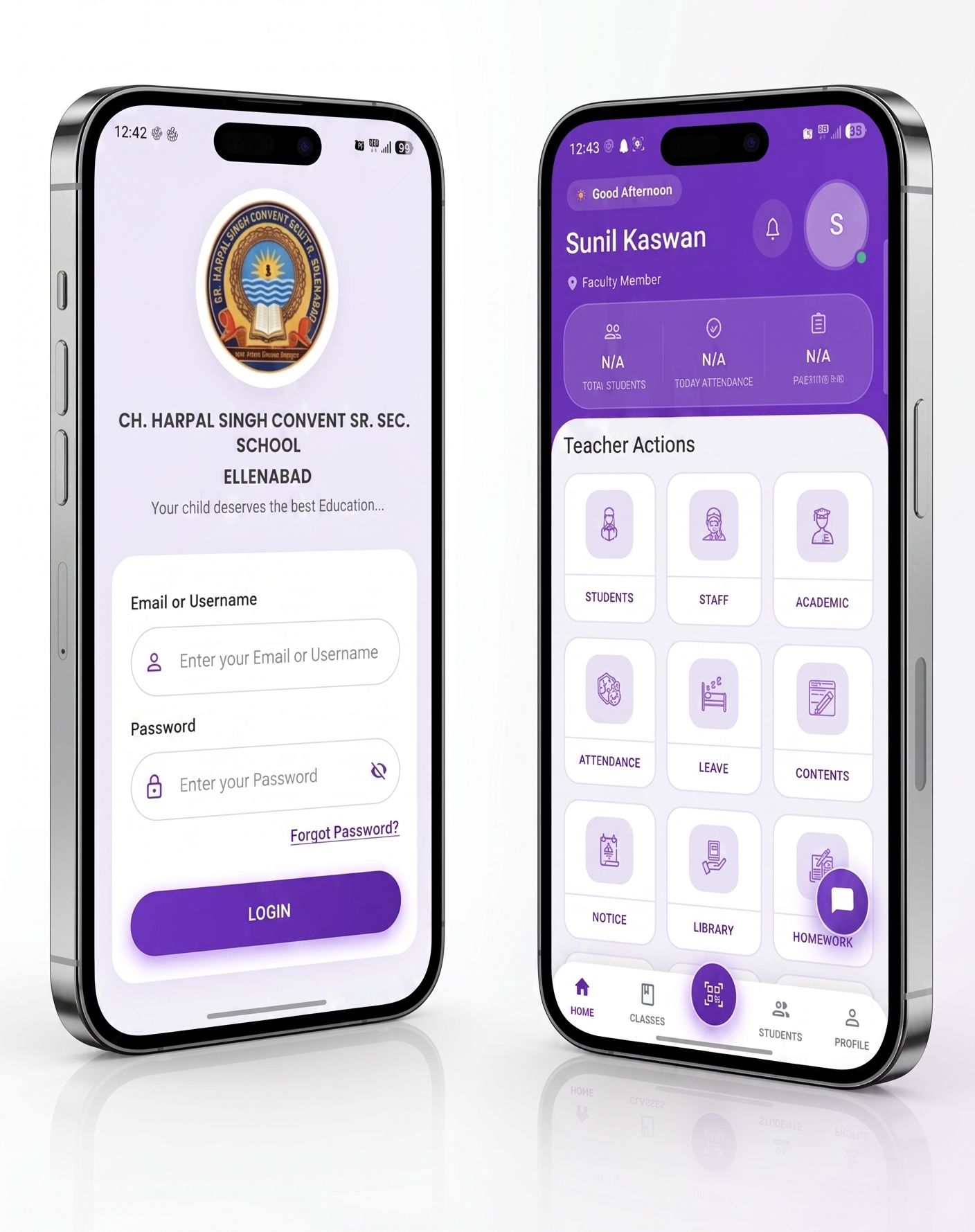Mobile App for Parents — SK EduSoft